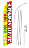NEOPlex SW10678-4DLX-SGS Auto Service 30K 60K 90K Windless Swooper Flag Kit
