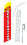 NEOPlex SW10681-4DLX-SGS Auto Registration Red Windless Swooper Flag Kit