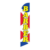 NEOPlex SW10683 Barber W/ Dots Windless Swooper Flag