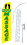 NEOPlex SW10685-4DLX-SGS Foot Massage Yellow Windless Swooper Flag Kit