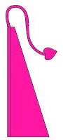 NEOPlex SW10695 Hot Pink Windtail Flag