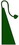 NEOPlex SW10698 Shamrock Green Windtail Flag