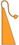 NEOPlex SW10699 Marigold Orange Windtail Flag