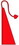NEOPlex SW10700 Cherry Red Windtail Flag