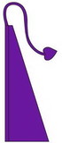 NEOPlex SW10701 Plum Purple Windtail Flag