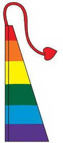 NEOPlex SW10702 Rainbow Windtail Flag