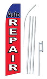 NEOPlex SW10704-4PL-SGS Auto Repair Red Swooper Flag Kit