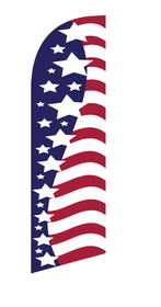 NEOPlex SW10728 USA Vertical Stars & Stripes 6' Swooper Flag