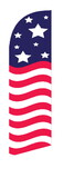 NEOPlex SW10729 USA Stars & Stripes 6' Swooper Flag