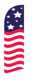 NEOPlex SW10729 USA Stars & Stripes 6' Swooper Flag