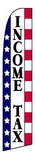 NEOPlex SW10733 Income Tax Stars & Stripes Swooper Flag