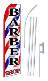 NEOPlex SW10735-4PL-SGS Barber Shop Swooper Flag Kit