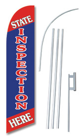 NEOPlex SW10736-4DLX-SGS State Inspection Windless Swooper Flag Kit