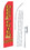 NEOPlex SW10738-4PL-SGS Deep Fried Food Swooper Flag Kit