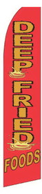 NEOPlex SW10738 Deep Fried Foods R/Gold Swooper Flag30"X 138"