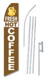 NEOPlex SW10752-4PL-SGS Fresh Hot Coffee Swooper Flag Kit