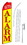 NEOPlex SW10755-4PL-SGS Auto Alarm Red Yellow Swooper Flag Kit