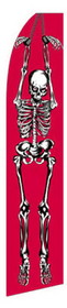 NEOPlex SW10763 Skeleton Red Swooper Flag