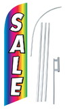 NEOPlex SW10774-4DLX-SGS Sale Rainbow Windless Swooper Flag Kit