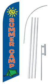NEOPlex SW10775-4DLX-SGS Summer Camp Windless Swooper Flag Kit
