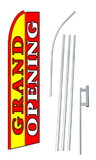 NEOPlex SW10788-4PL-SGS Grand Opening Red And Yellow Swooper Flag Kit