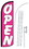 NEOPlex SW10800-4SPD-SGS Open Pink Deluxe Windless Swooper Flag Kit