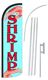 NEOPlex SW10803-4SPD-SGS Shrimp Deluxe Windless Swooper Flag Kit