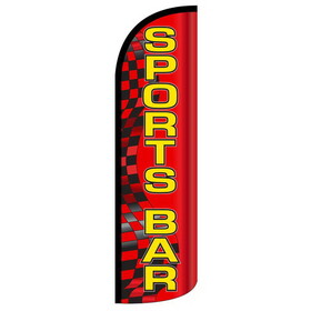 NEOPlex SW10807 Sports Bar Red/Yellow Dlx 2 Swooper 38"X138"