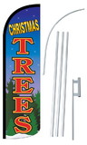 NEOPlex SW10816-4SPD-SGS Christmas Trees Deluxe Windless Swooper Flag Kit