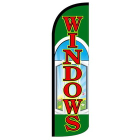 NEOPlex SW10824 Windows Grn/Red W/Window Dlx 2 Swooper 38"X138"