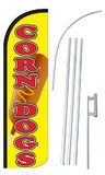 NEOPlex SW10846-4SPD-SGS Corn Dogs Yellow Deluxe Windless Swooper Flag Kit