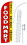 NEOPlex SW10856-4SPD-SGS Food Mart Deluxe Windless Swooper Flag Kit