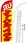 NEOPlex SW10899-4SPD-SGS Self Storage Red/Yellow Deluxe Windless Swooper Flag Kit