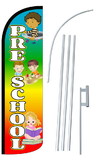 NEOPlex SW10901-4SPD-SGS Pre-School Rainbow Deluxe Windless Swooper Flag Kit
