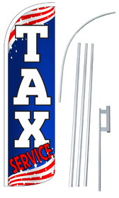NEOPlex SW10904_4SPD_SGS Tax Service Deluxe Windless Swooper Flag Kit