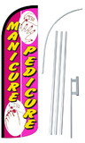 NEOPlex SW10909-4SPD-SGS Manicure/Pedicure Deluxe Windless Swooper Flag Kit