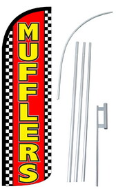 NEOPlex SW10941_4SPD_SGS Mufflers Deluxe Windless Swooper Flag Kit
