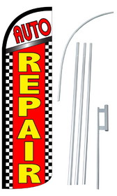 NEOPlex SW10943-4SPD-SGS Auto Repair Deluxe Windless Swooper Flag Kit