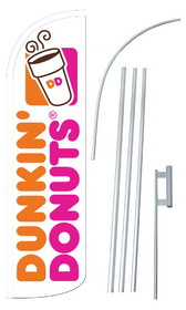 NEOPlex SW10945-4SPD-SGS Dunkin' Donuts Deluxe Windless Swooper Flag Kit
