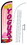 NEOPlex SW10950_4SPD_SGS Frozen Yogurt Pink Extra Wide Windless Swooper Flag Bundle