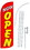 NEOPlex SW10977-4SPD-SGS Now Open Red Deluxe Windless Swooper Flag Kit