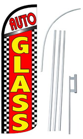 NEOPlex SW10986_4SPD_SGS Auto Glass Deluxe Windless Swooper Flag Kit