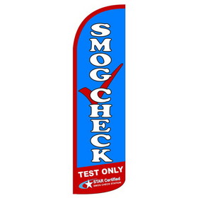 NEOPlex SW10999 Smog Check Test Only Bl/Wt/Rd Spd Swooper 38"X138"