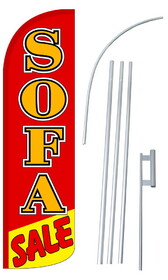 NEOPlex SW11007_4SPD_SGS Sofa Sale Deluxe Windless Swooper Flag Kit