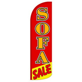 NEOPlex SW11007 Sofa Sale Red/Gold Spd Swooper 38"X138"