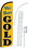 NEOPlex SW11012-4SPD-SGS We Buy Gold Golden Deluxe Windless Swooper Flag Kit