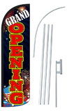 NEOPlex SW11013-4SPD-SGS Grand Opening Fireworks Deluxe Windless Swooper Flag Kit