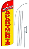 NEOPlex SW11018-4SPD-SGS 1 Bedroom Apartment Deluxe Windless Swooper Flag Kit