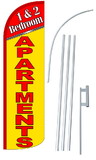 NEOPlex SW11043-4SPD-SGS 1&2 Bedroom Apartments Deluxe Windless Swooper Flag Kit