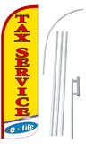 NEOPlex SW11044_4SPD_SGS Tax Service E-File Deluxe Windless Swooper Flag Kit